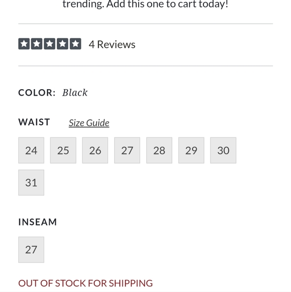 Hidden Taylor High Waisted Black Skinny Jeans 26 Exposed Buttons - Picture 6 of 16